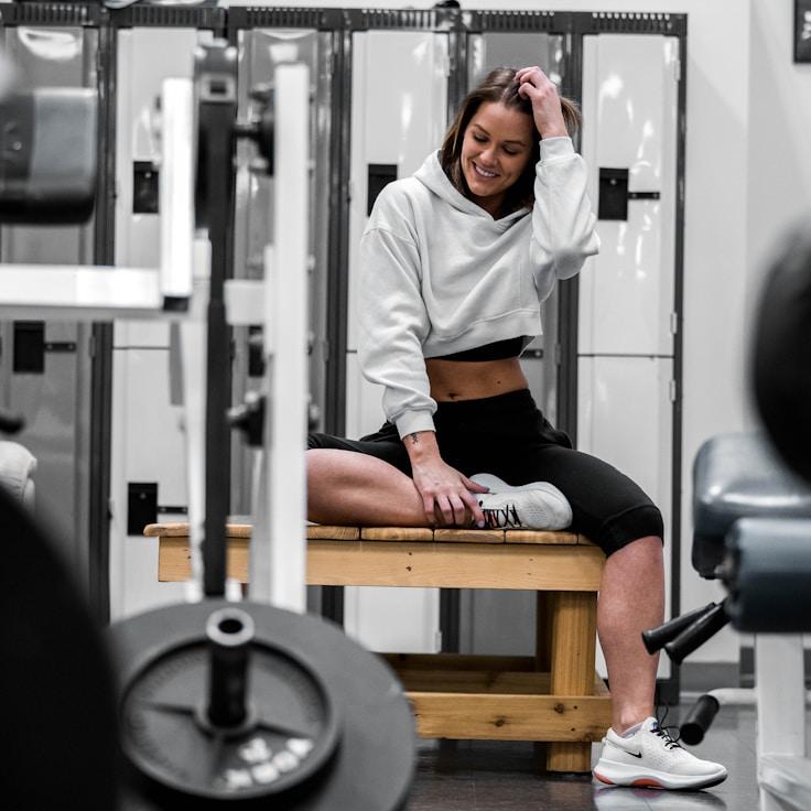 Wellness-focused fitness space with calm atmosphere